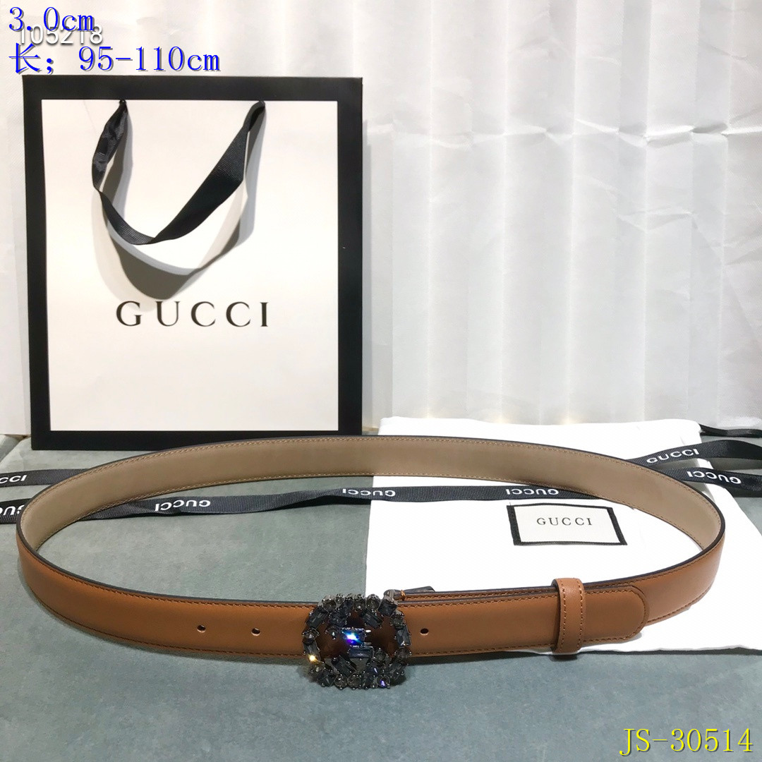 Gucci Belts 3.0CM Width 020